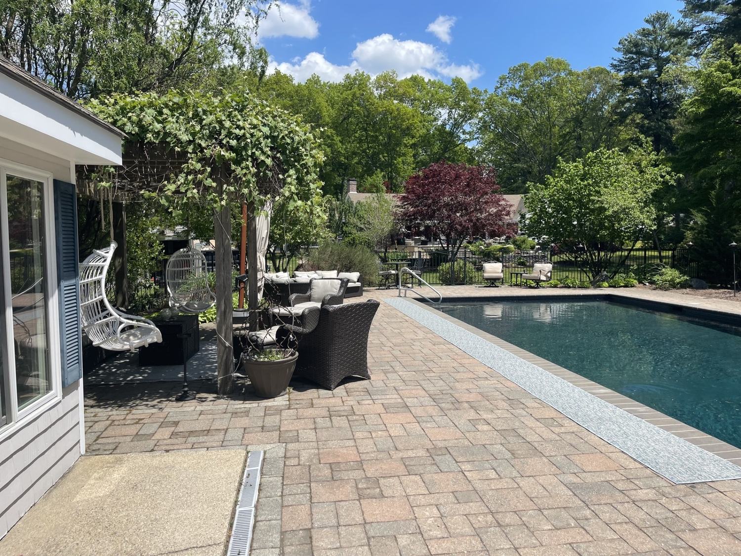 Pool and pool house optional add-on