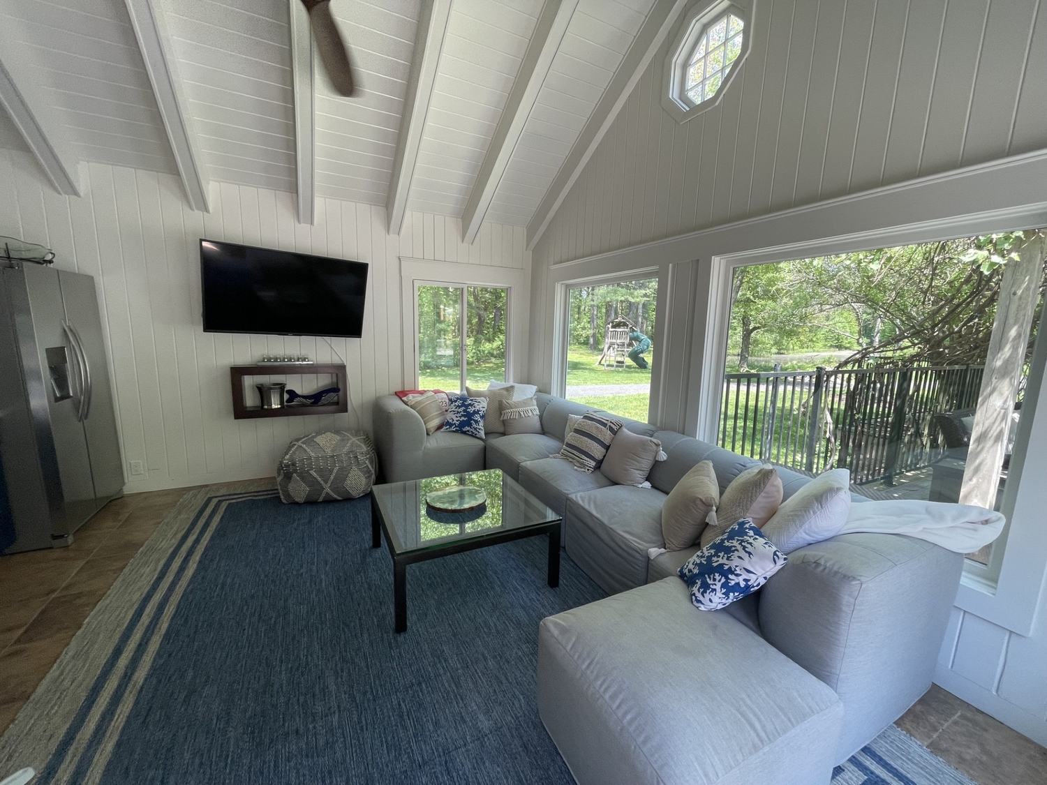Pool House Seating Area