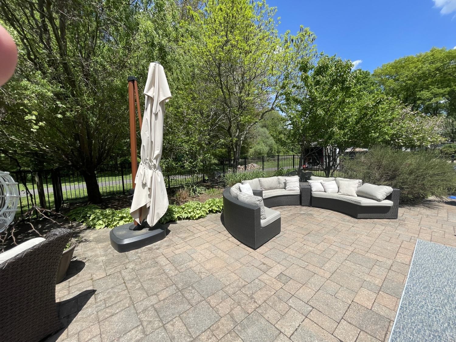 Poolside Conversation Area