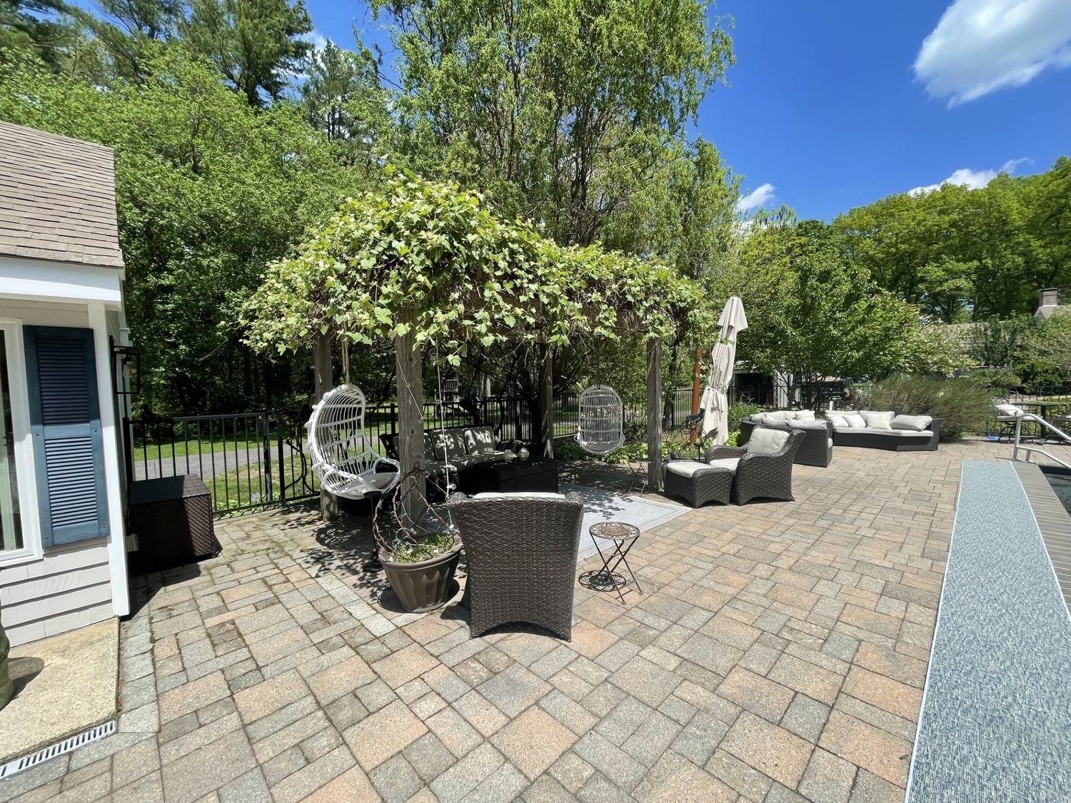 Poolside Pergola
